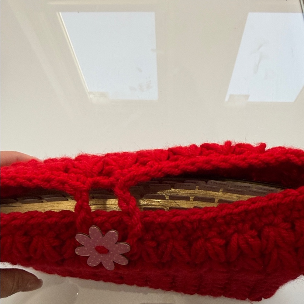 Red Knit Pouch - Picture 4 of 6